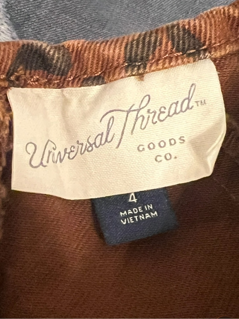 Universal Thread Brown Leopard Print Mini Dress Size 4 - Picture 7 of 8
